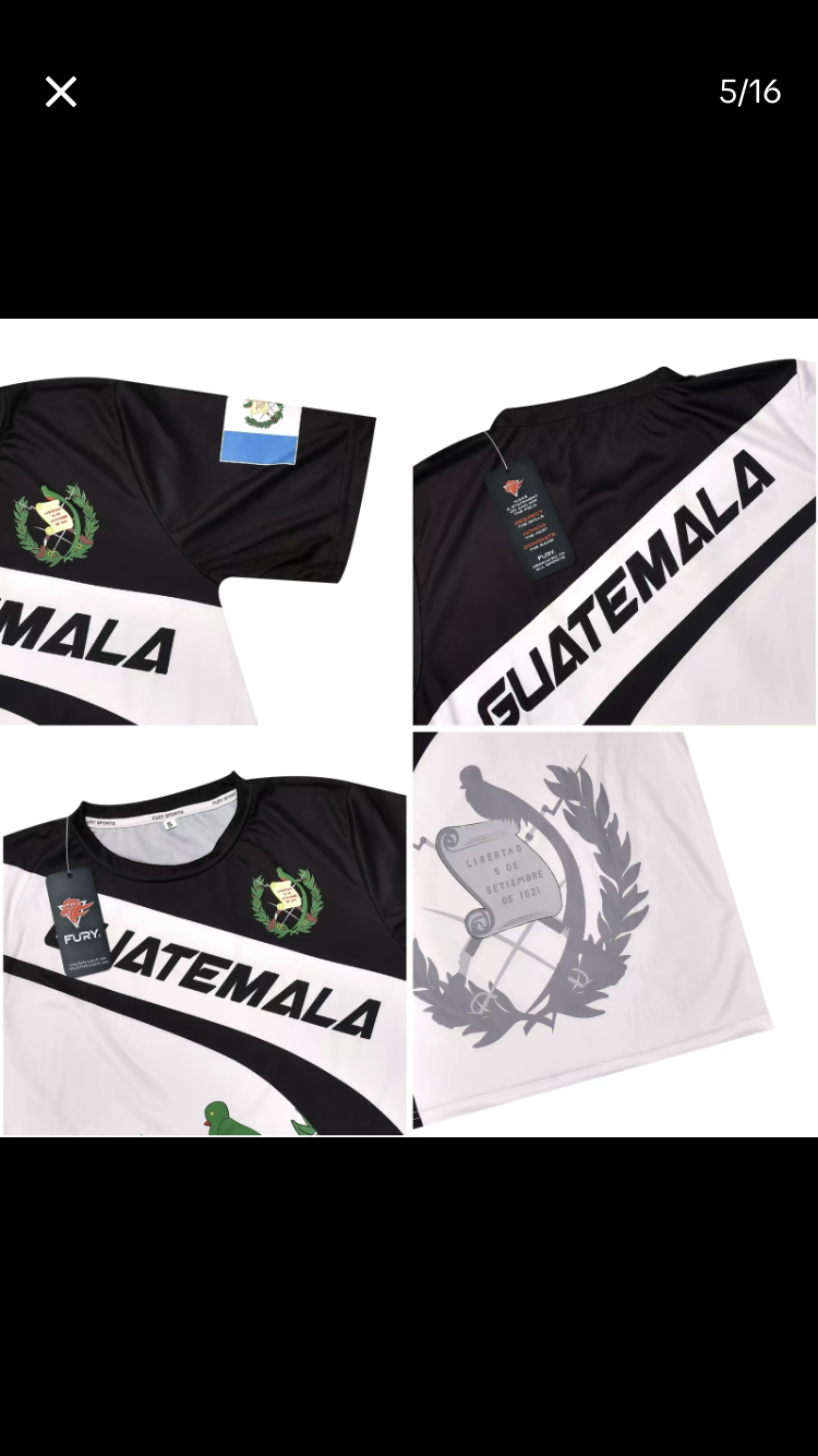 Fury Guatemala Shirt -Camiseta Guatemala jersey men's and women's gender neutral