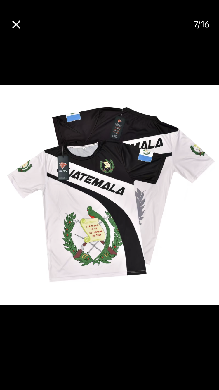 Fury Guatemala Shirt -Camiseta Guatemala jersey men's and women's gender neutral