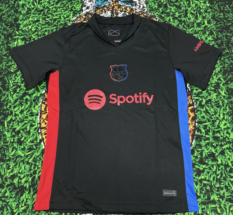 Soccer JerseyPlayer Version SlimFit Best QualityBlack Away LY19