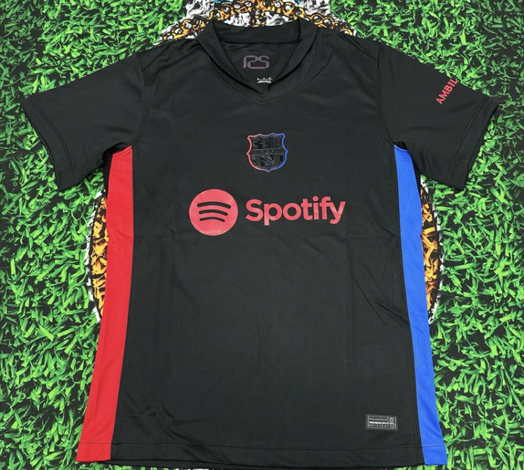 Soccer JerseyPlayer Version SlimFit Best QualityBlack Away LY19