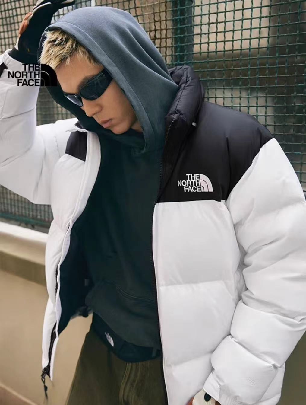 THE NORTH FACE 1996 series FW23 EcoNuptse Jacket stand-up collar windproof can accept down jacket winter men and women alike