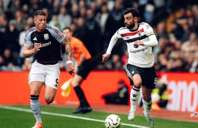 Premier League -B Fee Free kick goals Manchester United away 0-0 Aston Villa[weirushui]