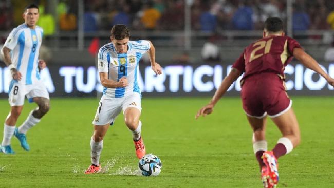 World Qualifier - Messi scored and missed Argentina 1-1 Venezuela[weirushui]