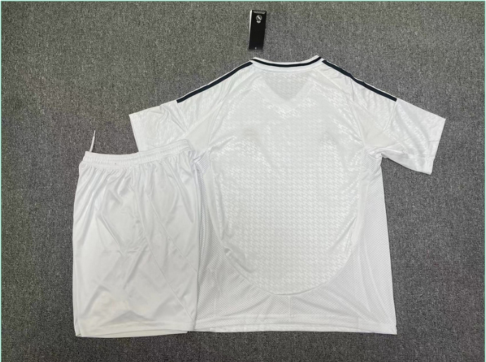 2425 Real Madrid home and away short-sleeved half-pull training kit player kit