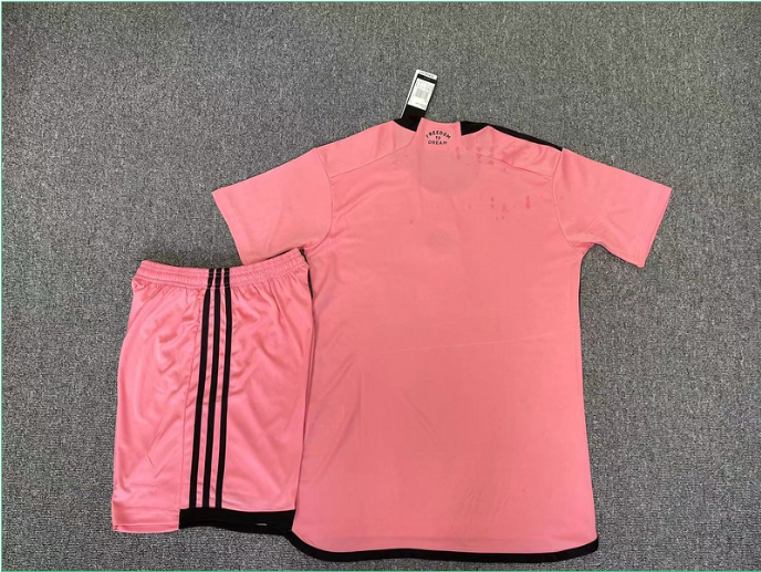 2425 Miami home short-sleeved half-pull player jersey set