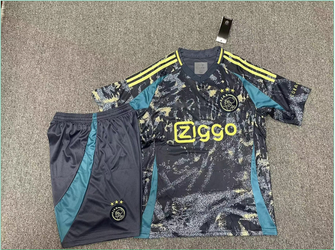 2425 Ajax away short-sleeved half-pull training kit player kit set