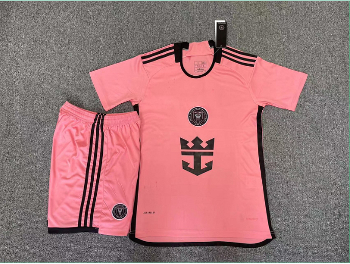 2425 Miami home short-sleeved half-pull player jersey set