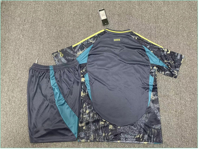 2425 Ajax away short-sleeved half-pull training kit player kit set