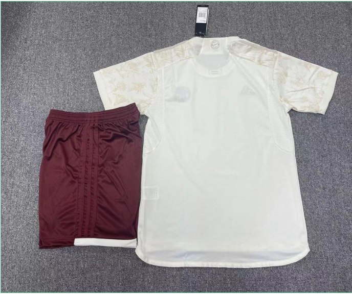 2425 Bayern Two away short sleeve half-pull training kit player kit set
