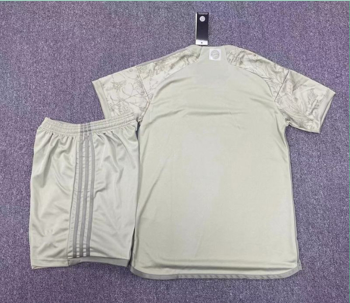 2425 Bayern Oktoberfest home and away short-sleeved half-pull training kit player kit
