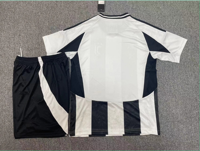 2425 Juve home and away short-sleeved half-pull training kit player kit