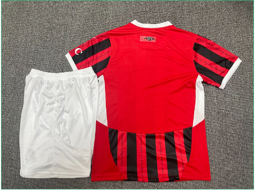 2425AC Home and away short-sleeved half-pull training kit for players
