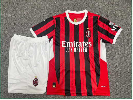 2425AC Home and away short-sleeved half-pull training kit for players