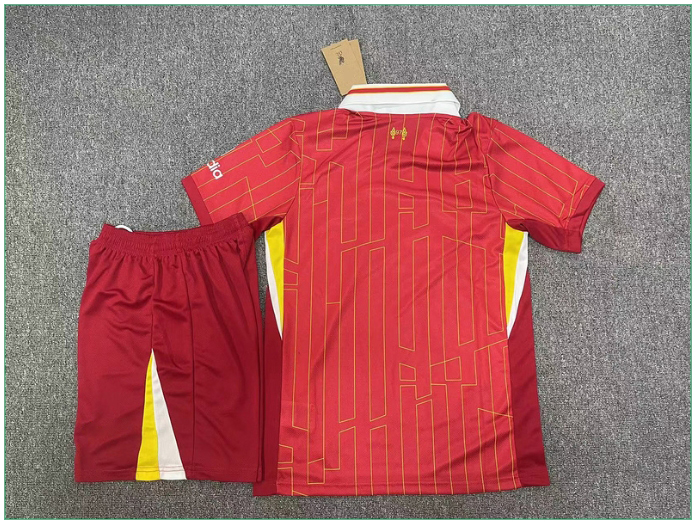 2425 Liverpool Home and away short-sleeved half-pull training kit for players