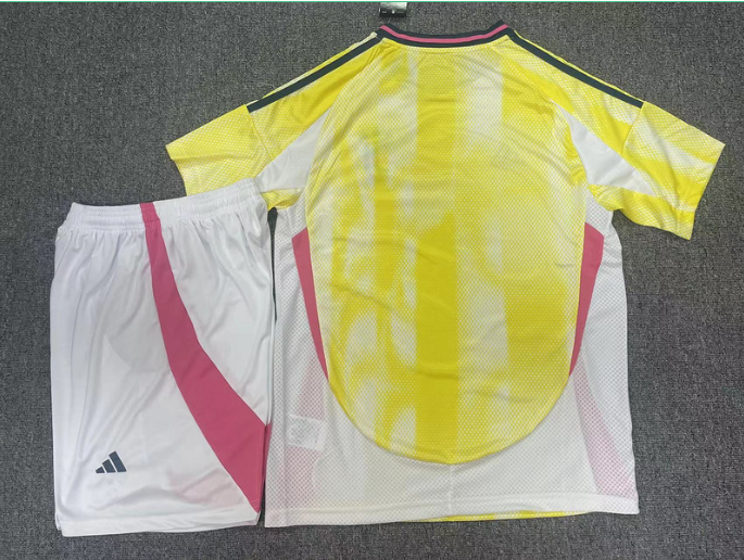 Juventus away fans edition Quick Dry football short sleeve shirt men's suit