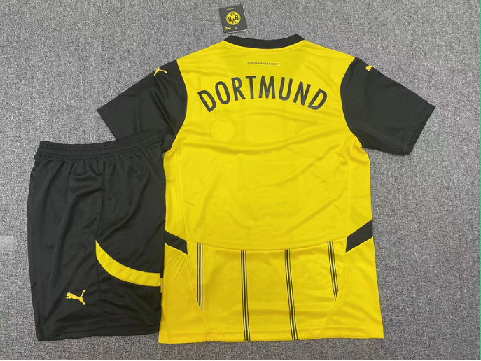 Dortmund 2425 Home fans edition short-sleeved football suit