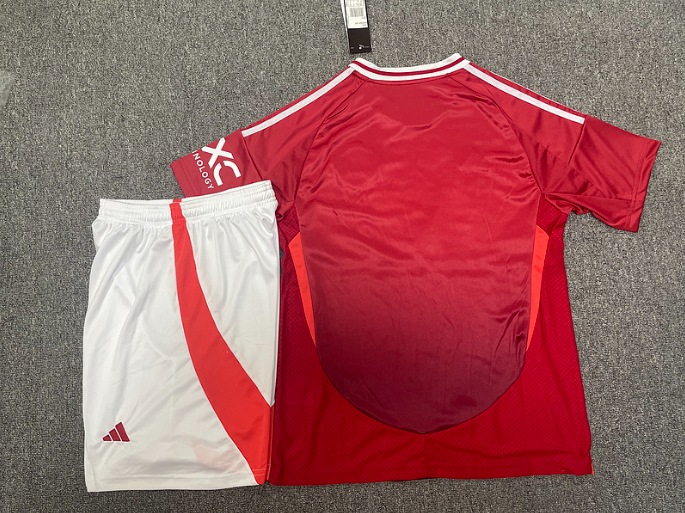 Manchester United fan version home football short-sleeved shirt men's autumn suit