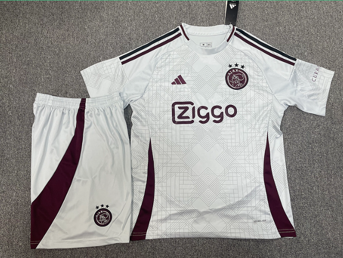 Ajax fans version second away football short-sleeved shirt men's suit new