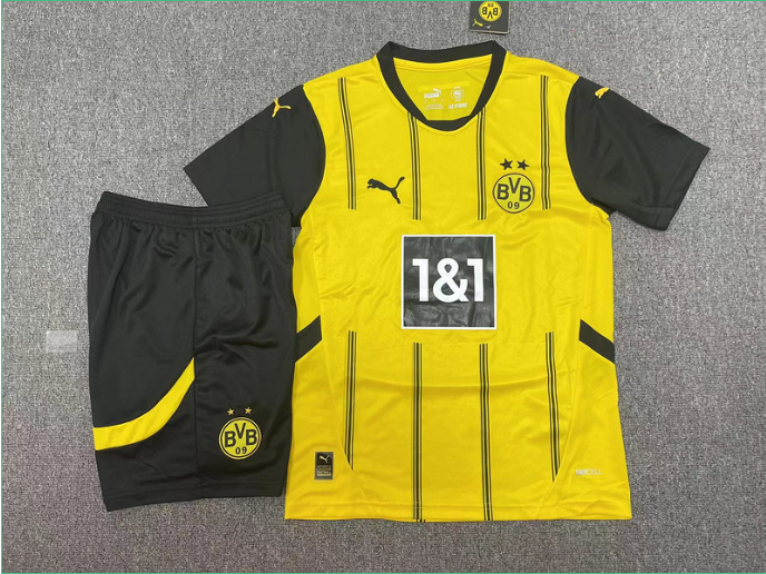Dortmund 2425 Home fans edition short-sleeved football suit