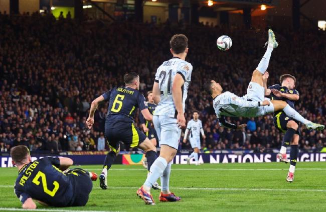 Europa League - Cristiano Ronaldo barb risk Portugal 0-0 draw with Scotland[weirushui]