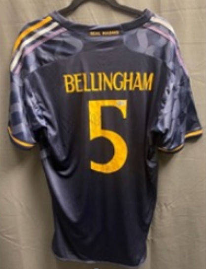 23-24 Real Madrid away No. 5 signed jersey