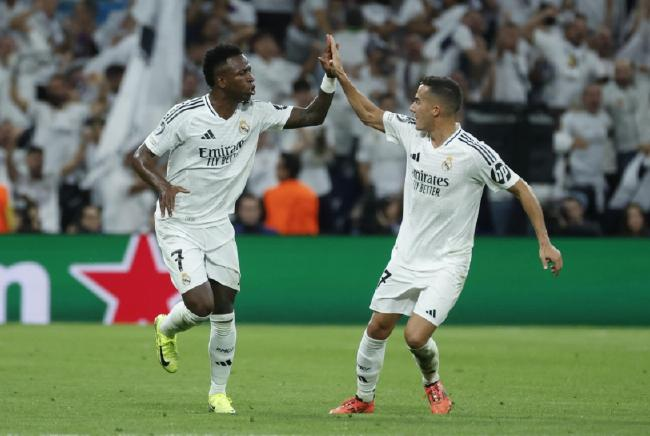 Champions League - Vinicius capped Mbappe assists Real Madrid 5-2 Borussia Dortmund[SUCHUNFEI]