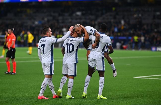 Champions League - Thuram stoppage time winner Inter 1-0 Bern Youngsters[weirushui]