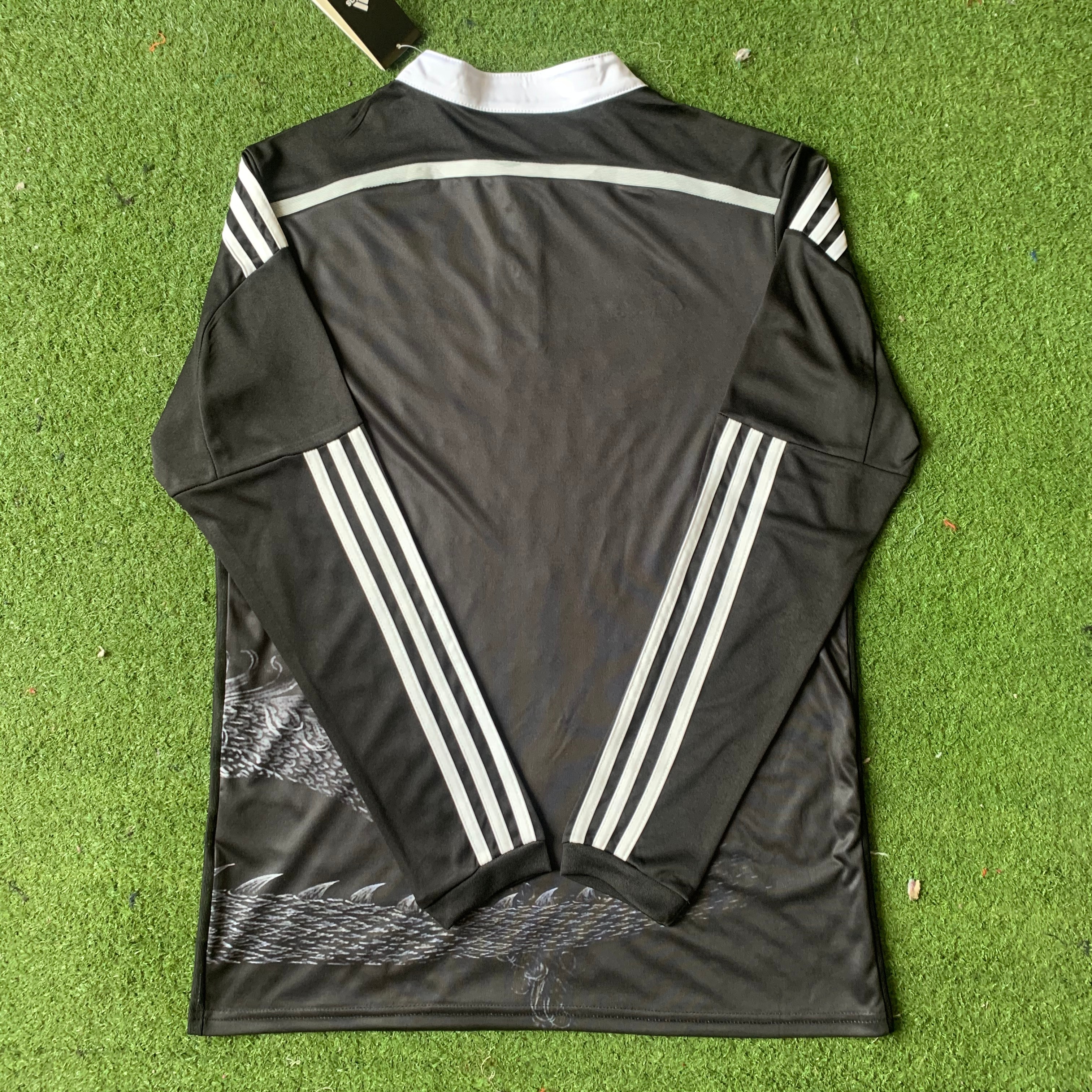 14-15 Champions League edition Real Madrid Black Dragons jersey No.7 C Robben Benzema short-sleeved football jersey