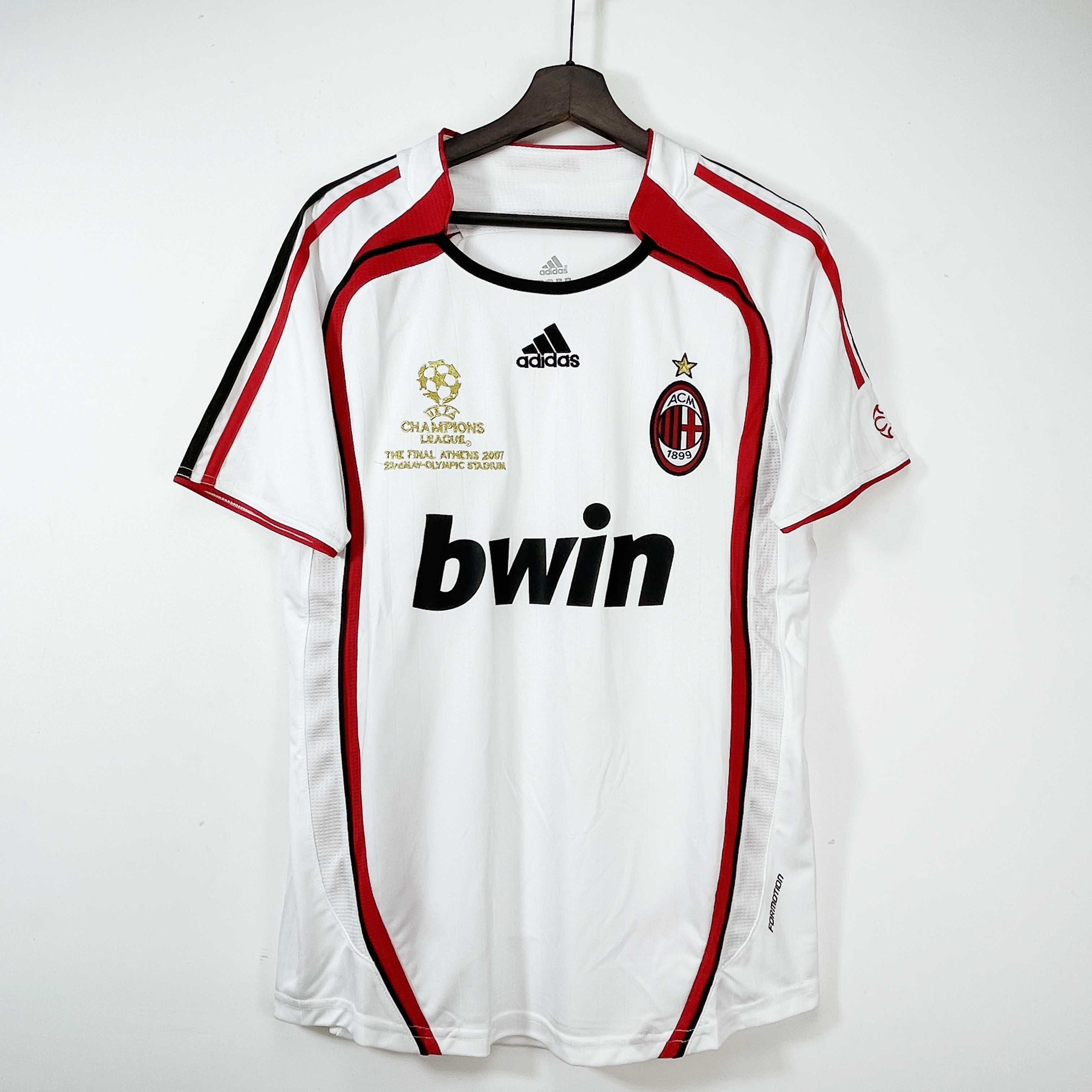 Vintage Milan jersey 06-07AC Champions League Final version of Inzaghi 22 Kaka football kit