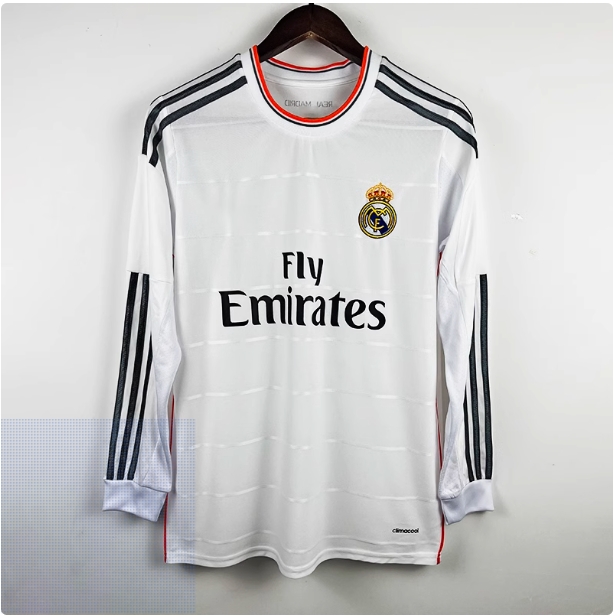 13-14 Real Madrid jerseys Champions League version No. 7 Cristiano Ronaldo football jerseys long-sleeved retro away version