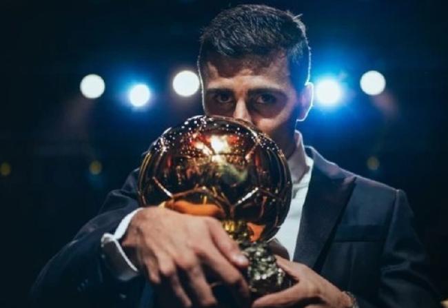 It's official: Rodri wins the 2024 Golden Globe and Vinicius takes second place[weirushui]