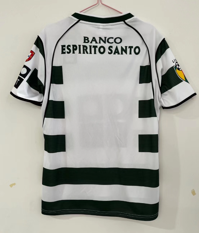 OOTD Lisbon vintage jersey Long sleeve men's Cristiano Ronaldo football short sleeve T-shirt Women's Embroidered blokcore football jersey