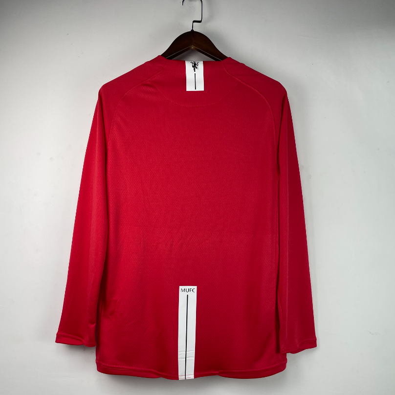 Retro long-sleeved jerseys Real Madrid Arsenal AC Force Manchester United Barcelona Bayern Juve autumn and winter replica football uniform custom number name