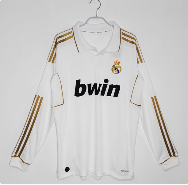 Retro Real Madrid shirt 0607 home Beckham 1112 home Champions League version 7 C Ronaldo long sleeve football shirt