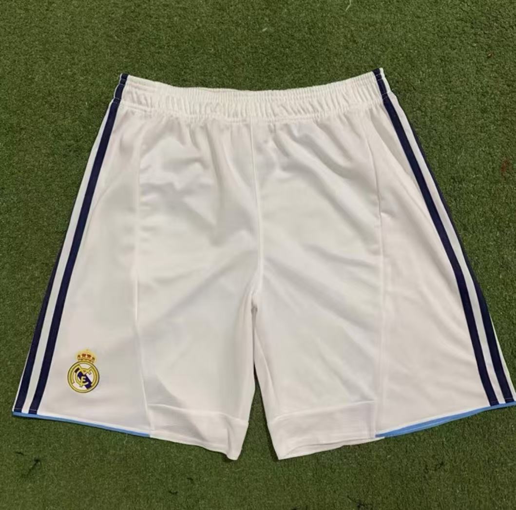Real Madrid ball pants 00-18 Champions League home second away retro football sports training shorts Cristiano Ronaldo shirt