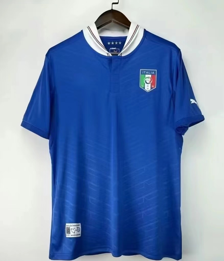 Italy Euro 2012 vintage Pirlo Balotelli football jersey