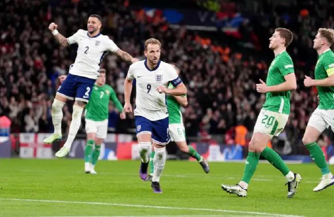 Europa League - Kane shoots Gordon to score England 5-0 Ireland[weirushui]
