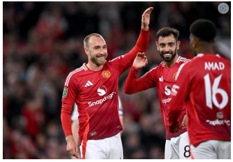 Fabrizio Romano: Christian Eriksen is expected to leave Manchester United on a free transfer when his contract expires next summer（danyu)