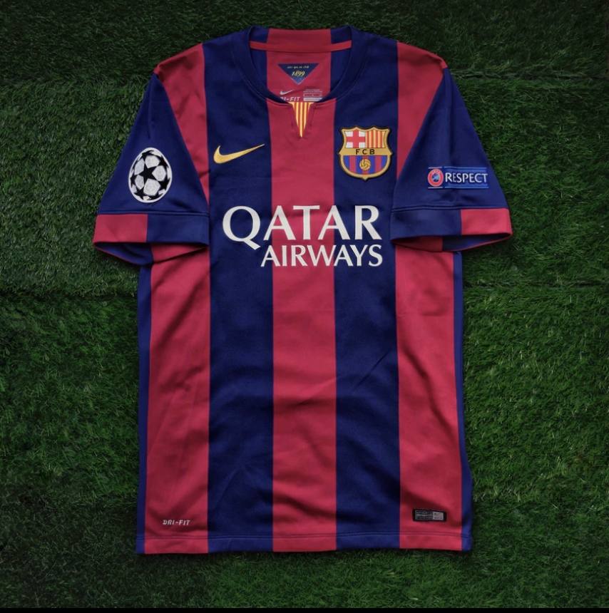 2014/15 Barcelona #9 SUAREZ Home Jersey