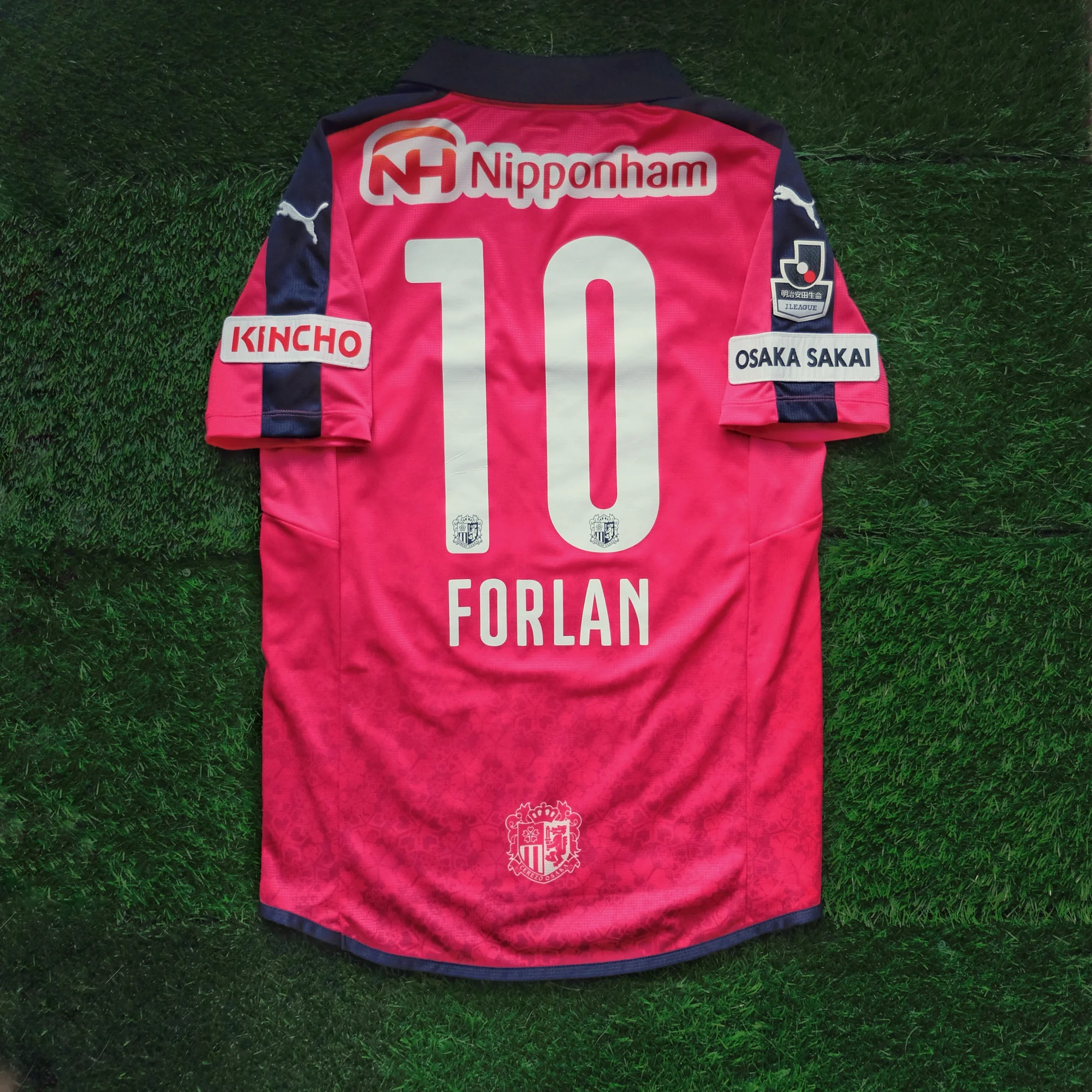 2015 Cerezo Osaka #10 FORLAN Home Jersey