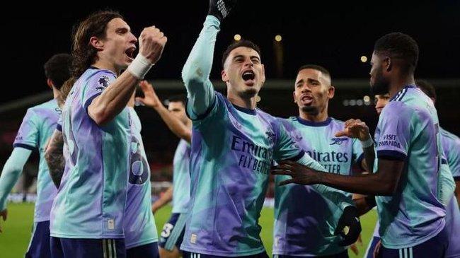 Premier League - Jesus Martinelli scores for Arsenal 3-1 Brentford[weirushui]