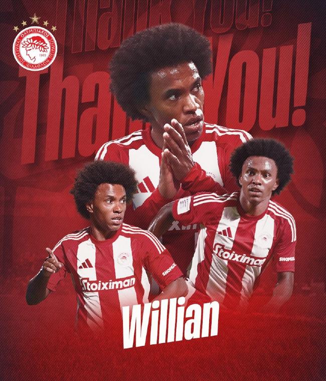 Willian, 36, was released from 11 games with one assist and is expected to return to the Premier League in the winter window[WEIRUSHUI]