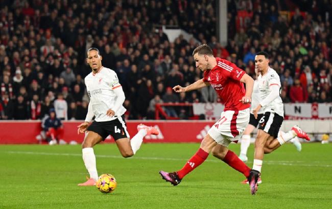 English Premier League - Jota scored for Liverpool in a 1-1 draw with Nottingham Forest[WEIRUSHUI]