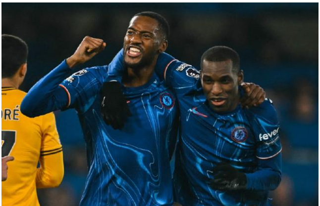 Premier League - Cukuaria Maduekai scores Chelsea 3-1 Wolves(danyu)