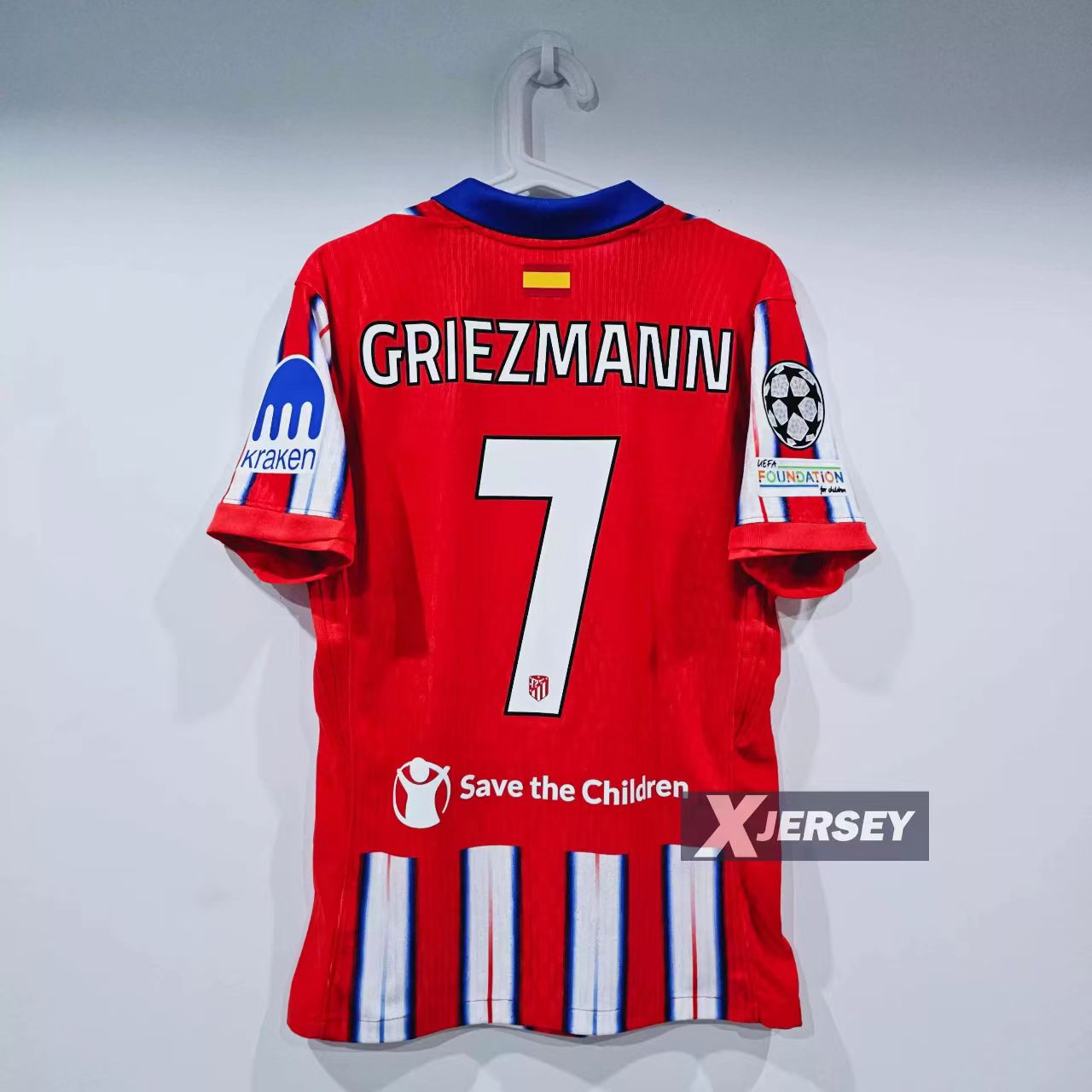 2425 Atletico Madrid Home & Away 2 Away Player Edition Jersey Griezmann Alvarez Football Jersey