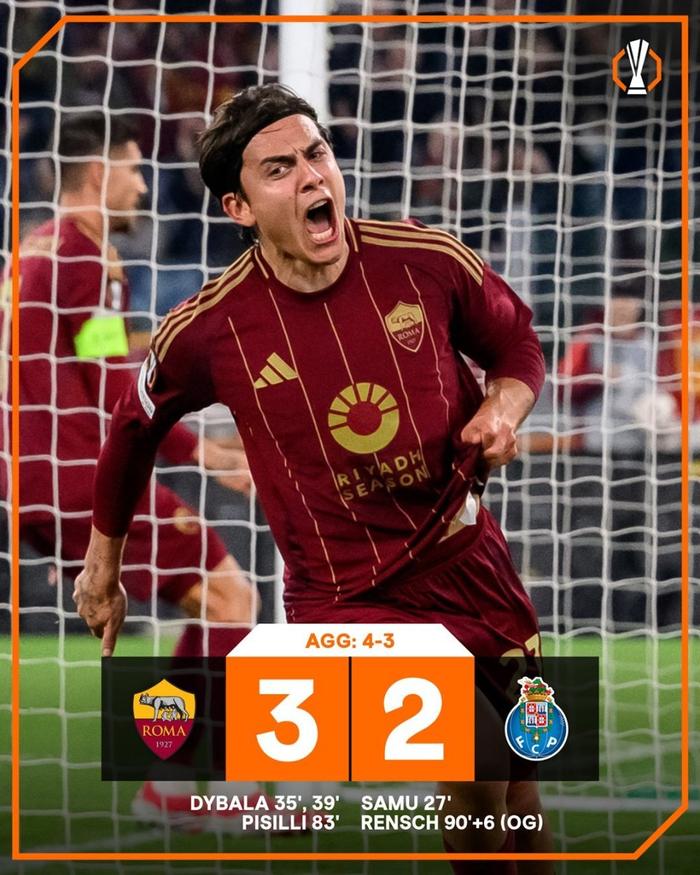 Football overnight dynamics: Europa League Round of 16 produced! Roma reverse Porto Mourinho to qualify [xueting]