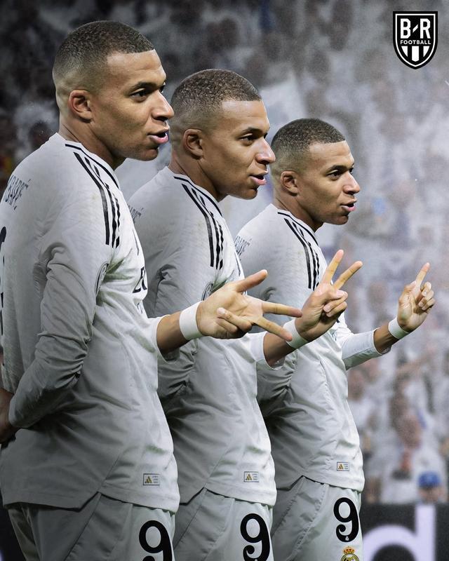 Mbappe represented Real Madrid for the first time in the Champions League wearing a cap time far faster than Ronaldo, he will surpass Ronaldo?  [jiayu] 