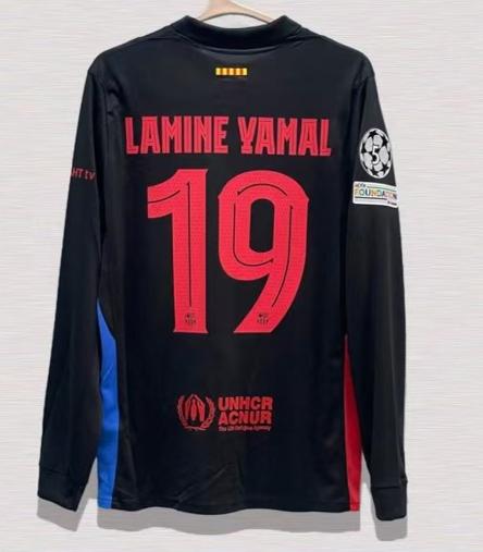 2425 Barcelona away Yamal Long Sleeve 19
