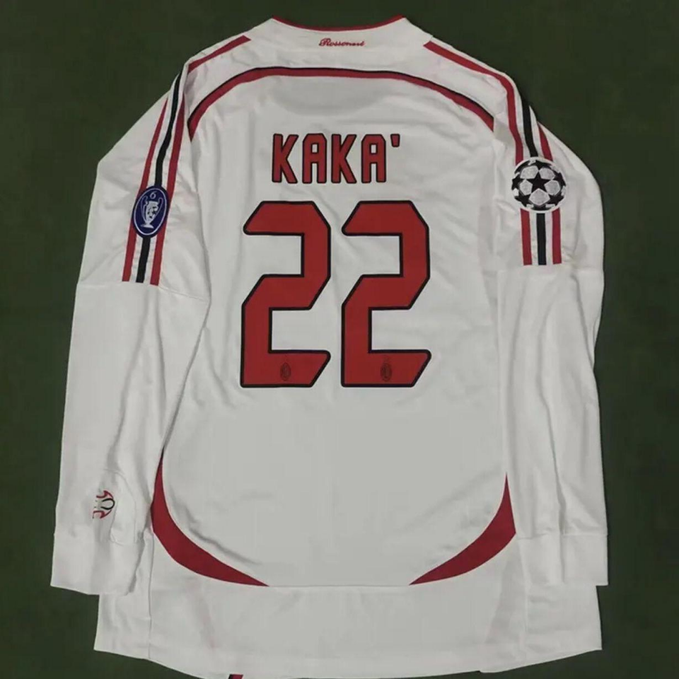 AC Milan 06-07 Champions League final version of Kaka long and short sleeve shirt
