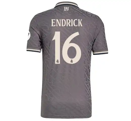 2425 Men's fan Edition away kit - Charcoal ENDRICK No.16